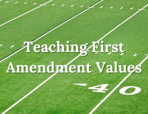 Teaching First Amendment Values