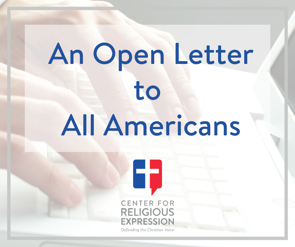 An open letter to all Americans from religious leaders of various faiths on the dangers of the "preventive services" through the Affordable Care Act,