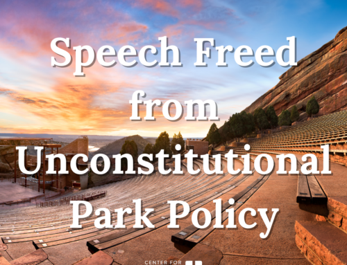 Speech Freed from Unconstitutional Park Policy